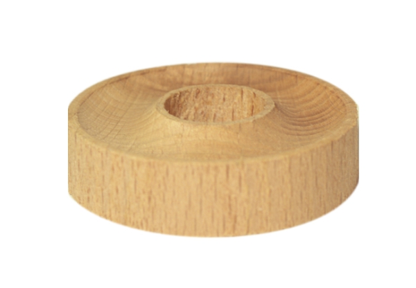 Leuchter, Holz für 22 mm Durchmesser Kerzen VE 50